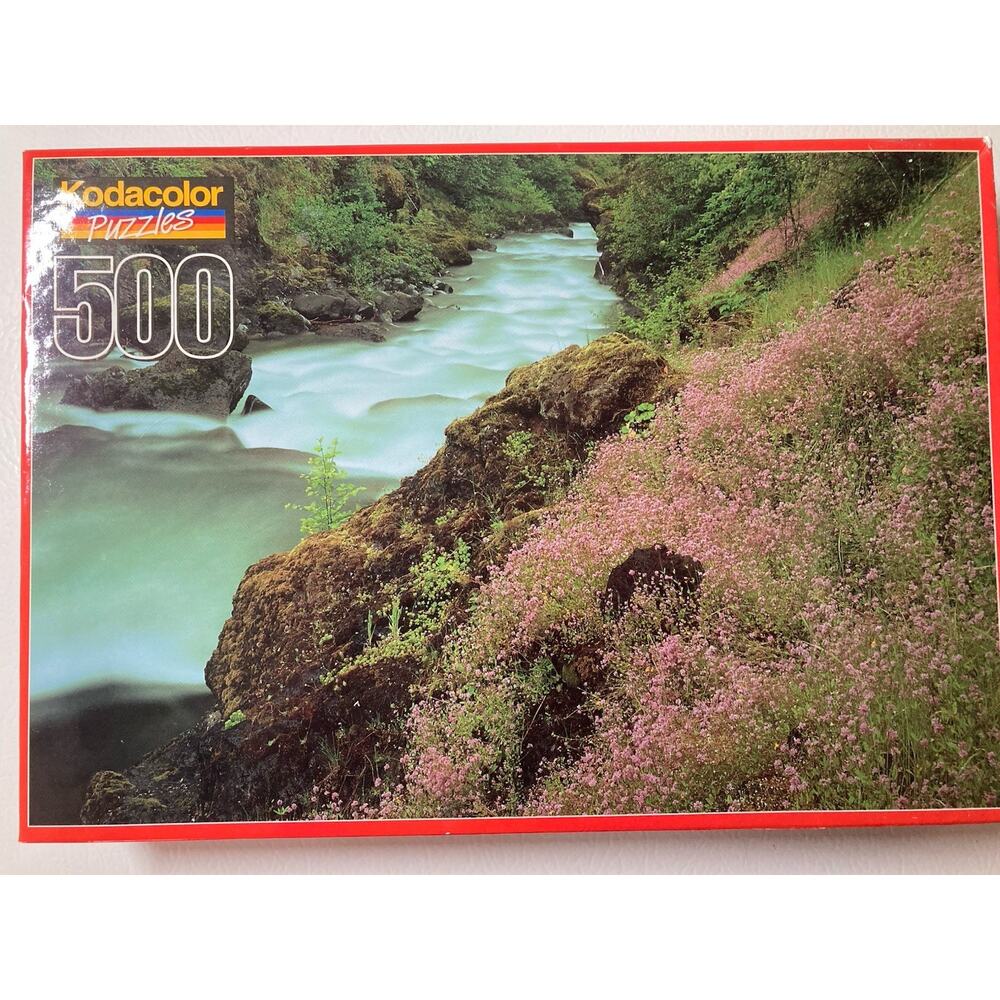Brand New Sealed Vintage Kodacolor Waterfall jigsaw puzzle, 500 pc